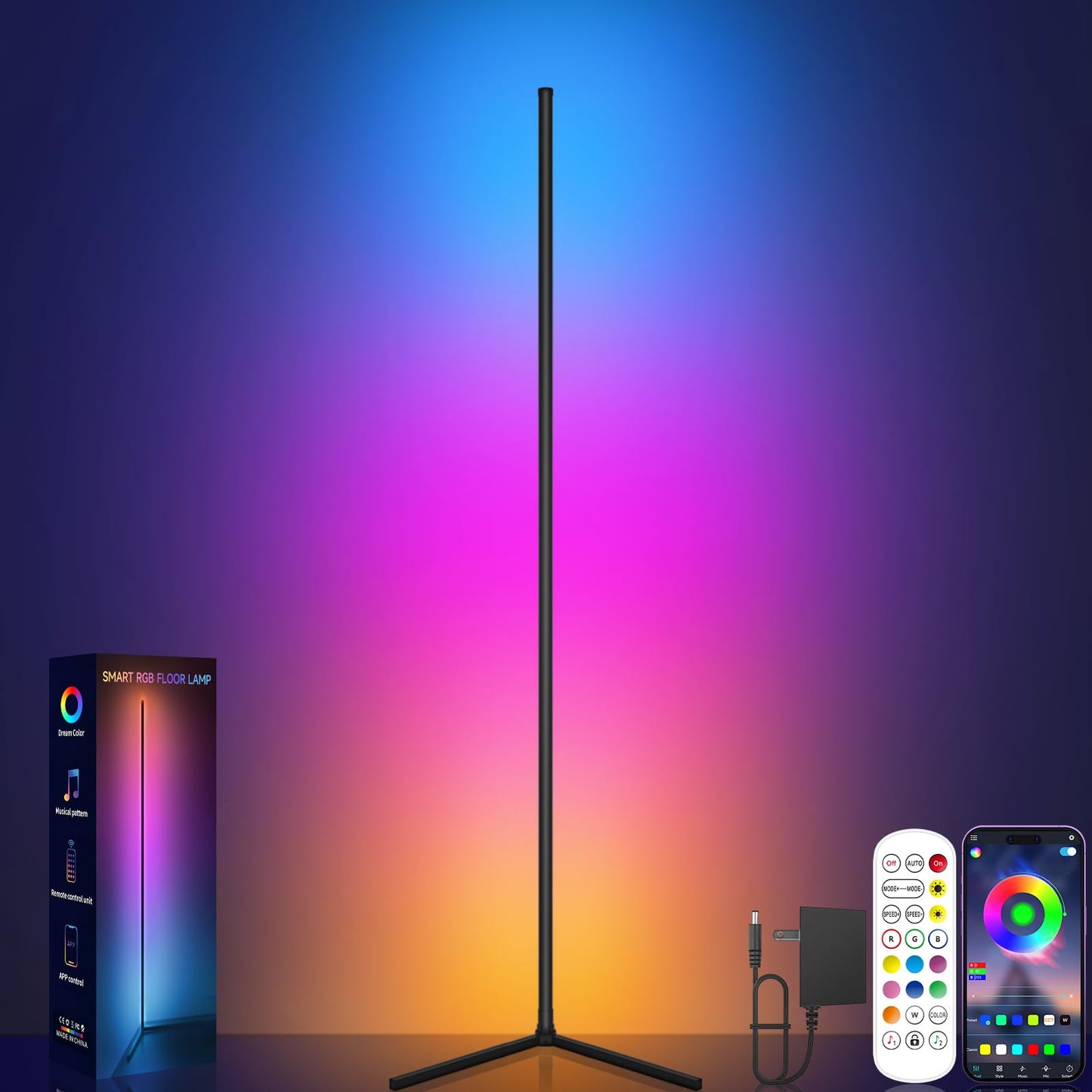 Tyute Corner Floor Lamp,