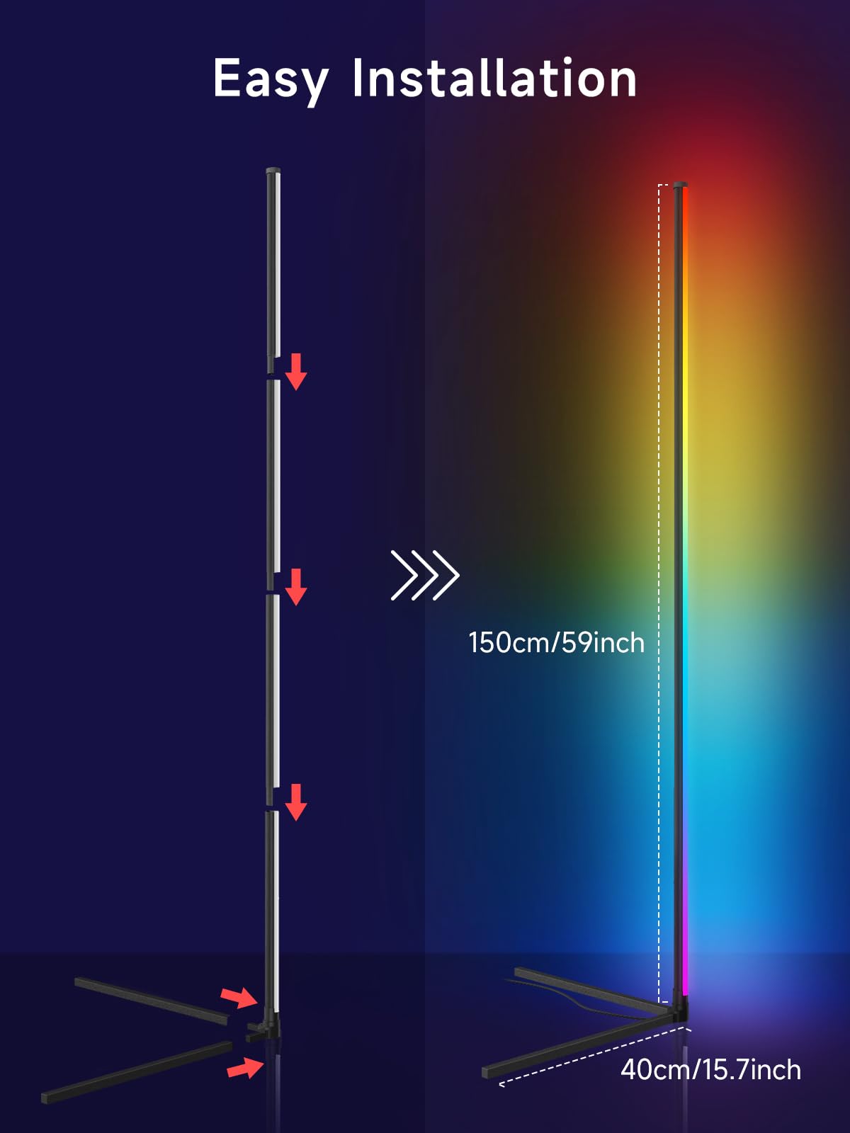 Tyute Corner Floor Lamp,