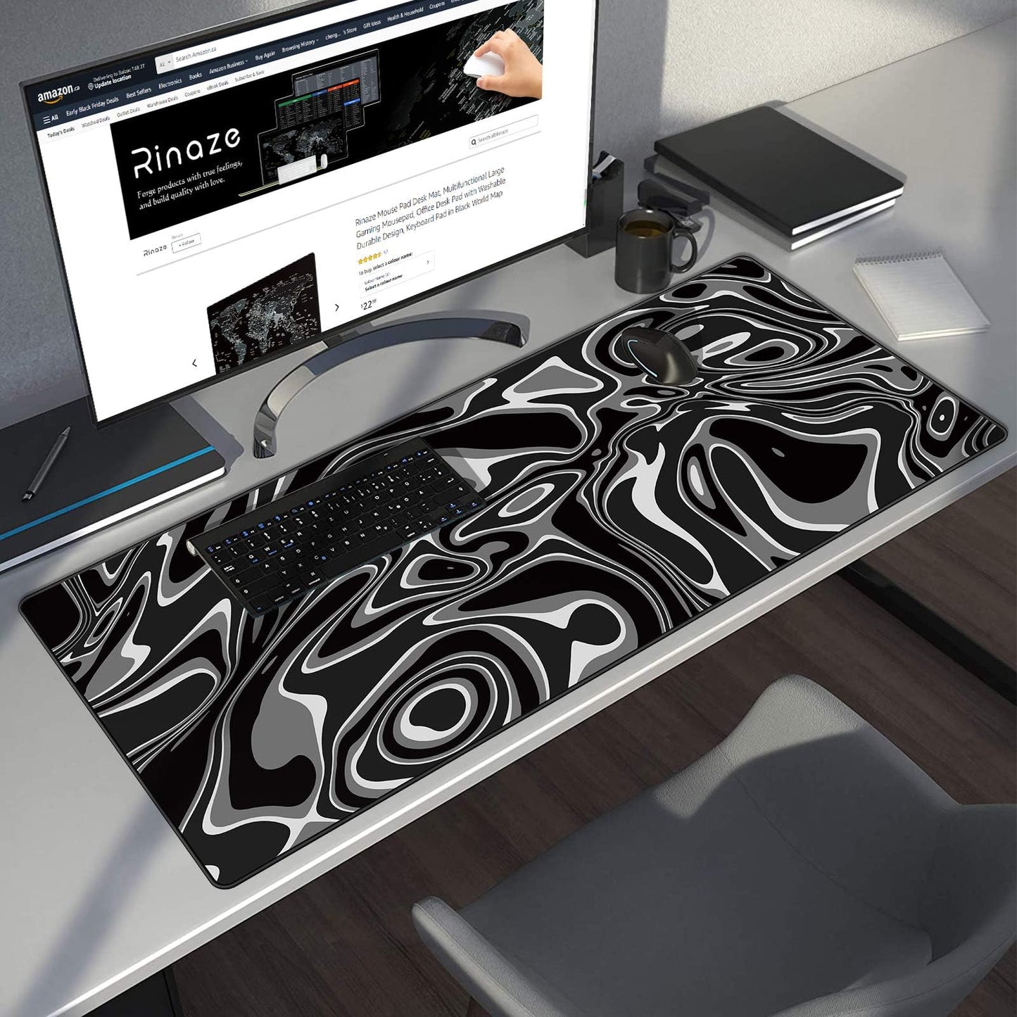 Rinaze Extra Large Gaming Mouse Pad