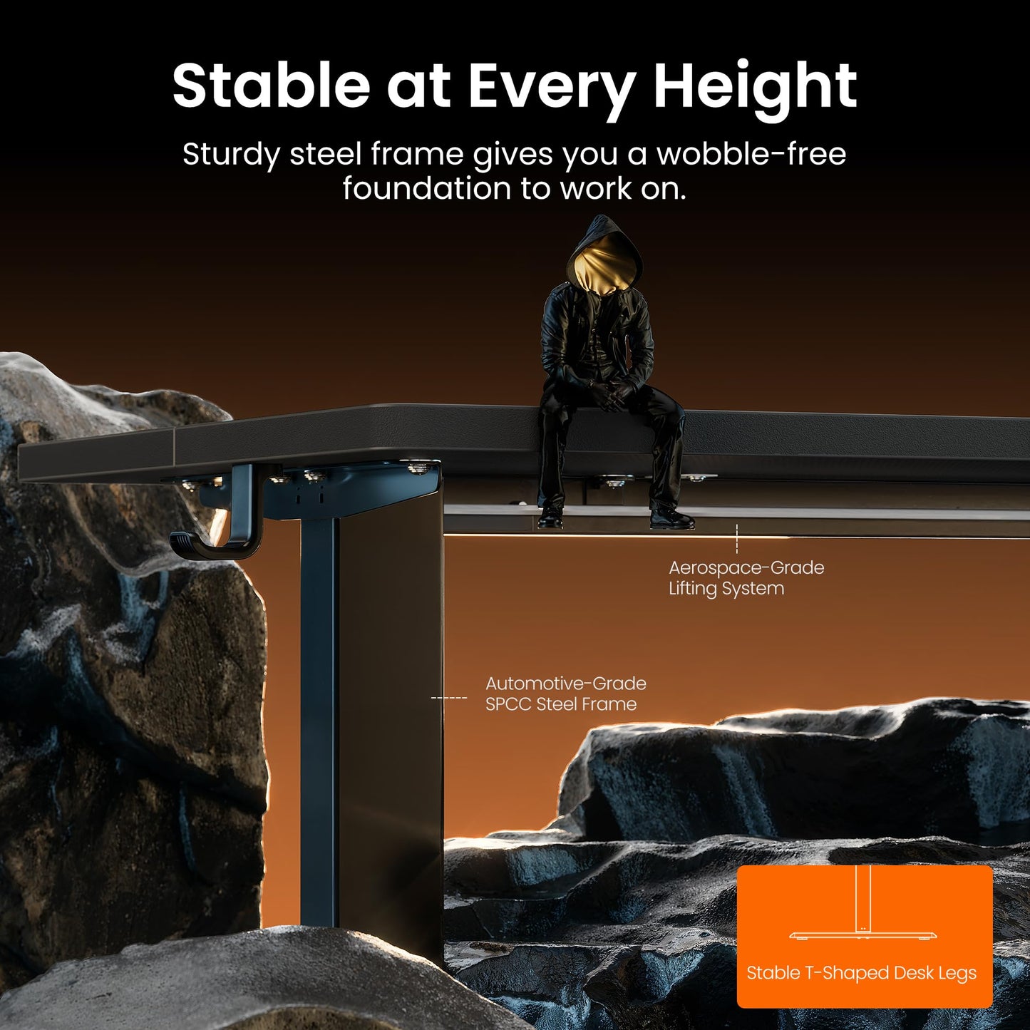 ErGear Height Adjustable Electric Standing Desk