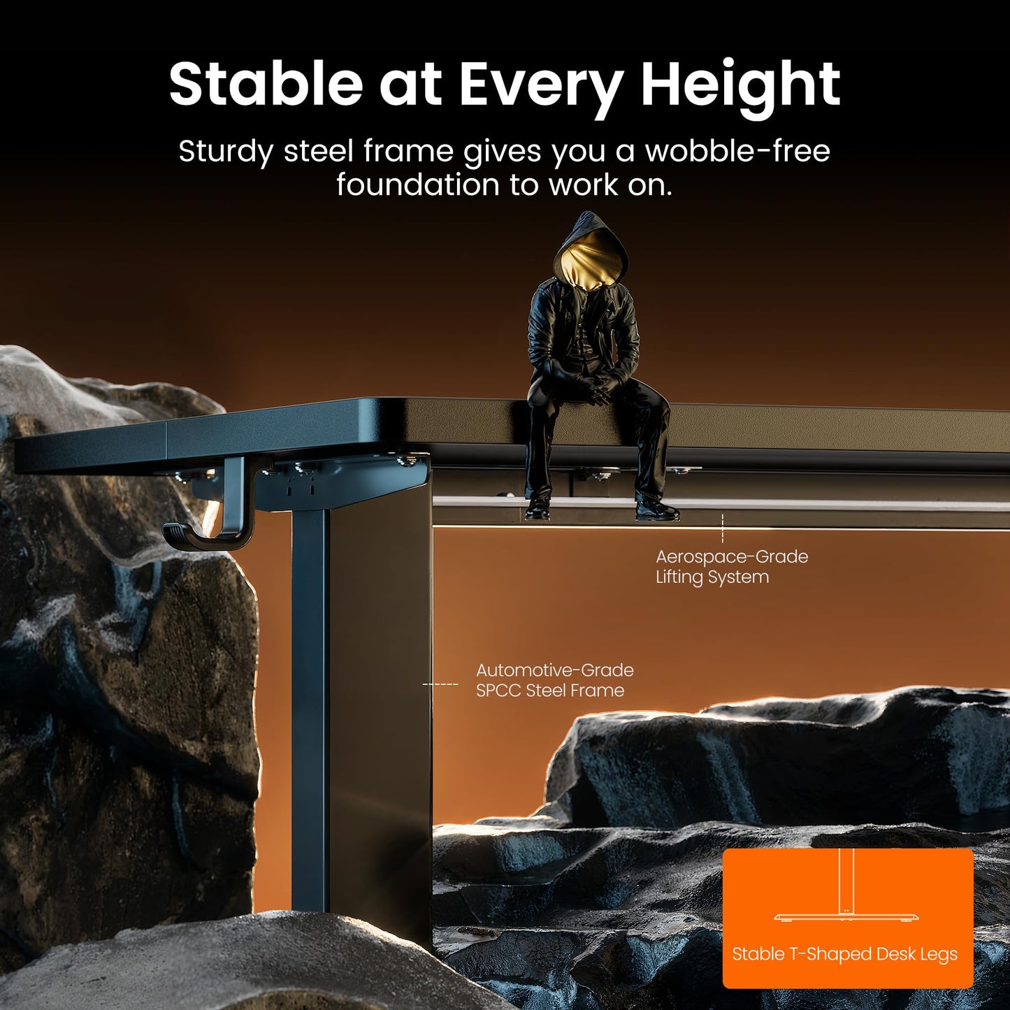 ErGear Height Adjustable Electric Standing Desk