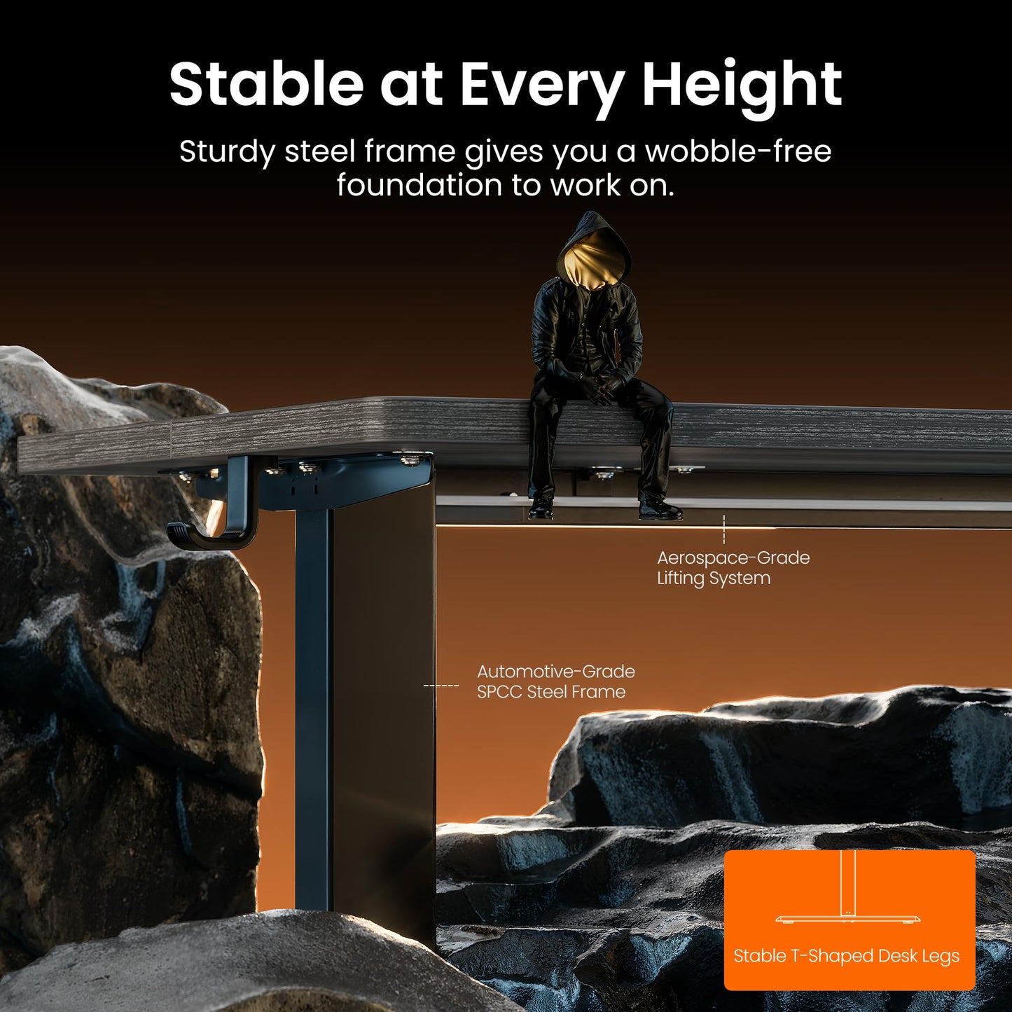 ErGear Height Adjustable Electric Standing Desk