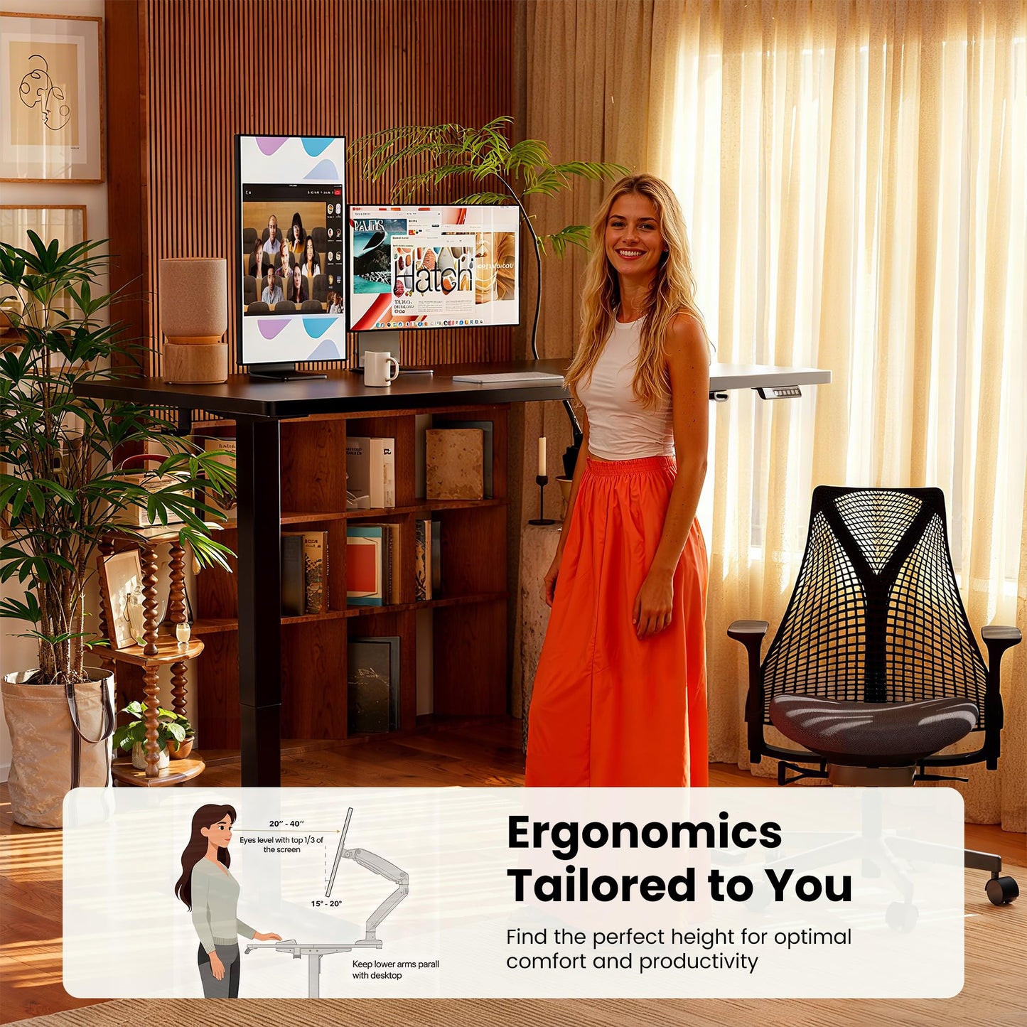 ErGear Height Adjustable Electric Standing Desk